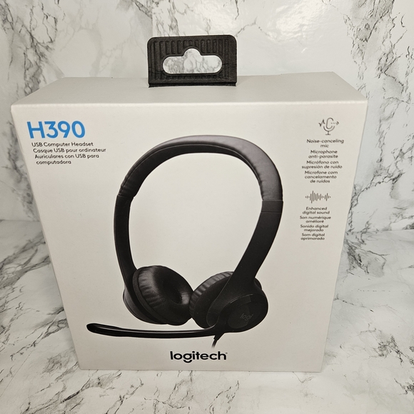 Logitech H390 USB Computer Headset - Picture 1 of 4